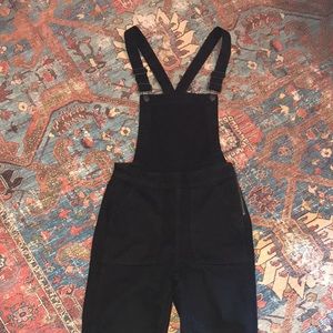 Madewell Black Overalls
